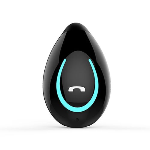 Nouveau casque bluetooth sans fil invisible intra-auriculaire simple et double oreille suspendue oreille sport YX08 noir