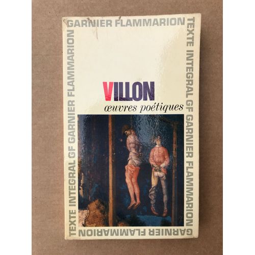Oeuvres Poetique Villon