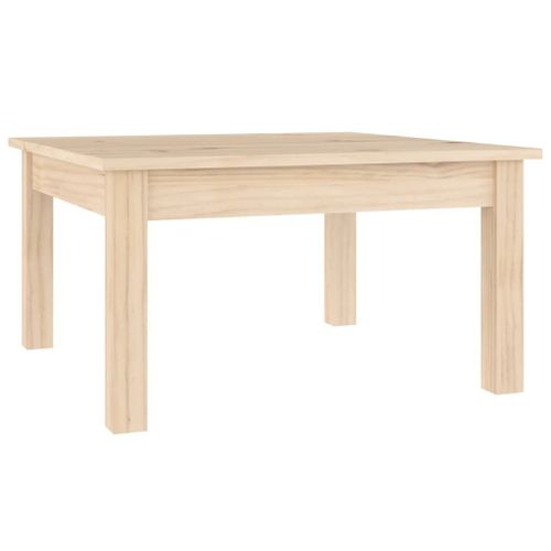 Vidaxl Table Basse 55x55x30 Cm Bois Massif De Pin