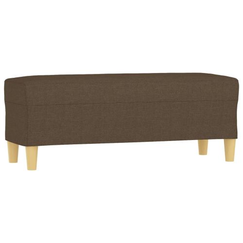 Vidaxl Banc Marron 100x35x41 Cm Tissu