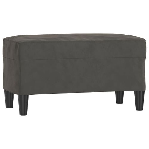 Vidaxl Banc Gris Foncé 70x35x41 Cm Velours