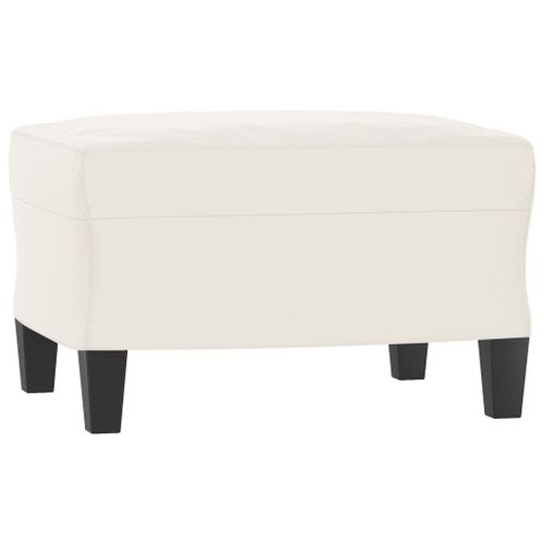 Vidaxl Repose-Pied Beige 60x50x41 Cm Tissu Microfibre