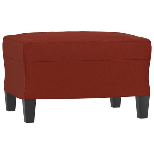 Vidaxl Repose-Pied Rouge Bordeaux 60x50x41 Cm Similicuir