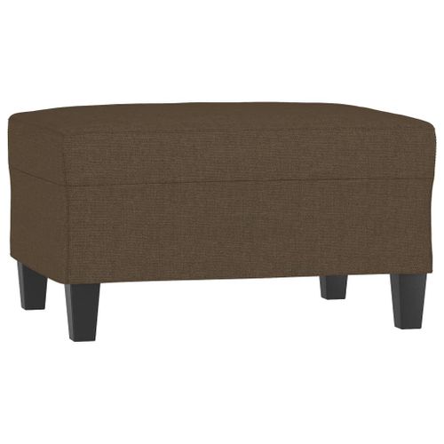 Vidaxl Repose-Pied Marron 70x55x41 Cm Tissu