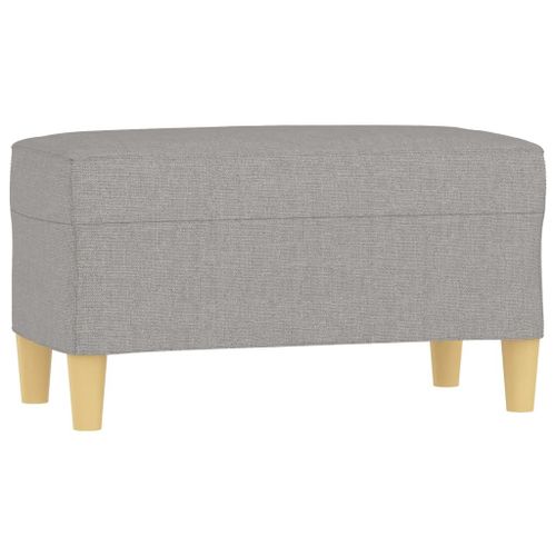 Vidaxl Banc Gris Clair 70x35x41 Cm Tissu