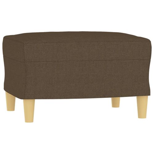 Vidaxl Repose-Pied Marron 60x50x41 Cm Tissu