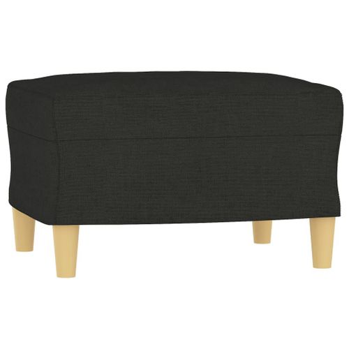 Vidaxl Repose-Pied Noir 60x50x41 Cm Tissu