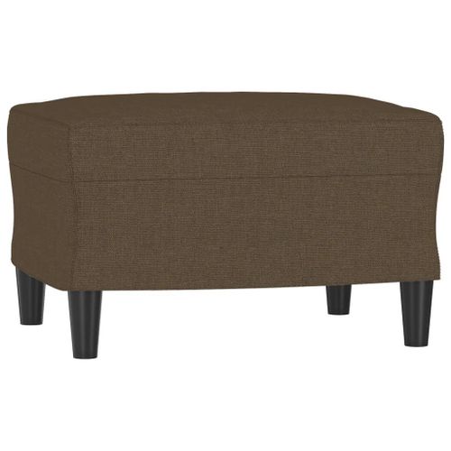 Vidaxl Repose-Pied Marron 60x50x41 Cm Tissu