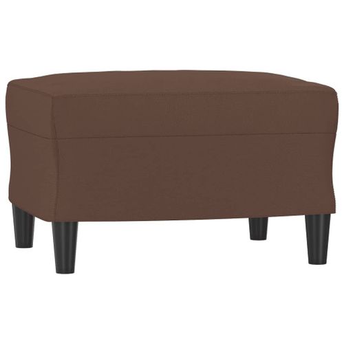 Vidaxl Repose-Pied Marron 60x50x41 Cm Similicuir