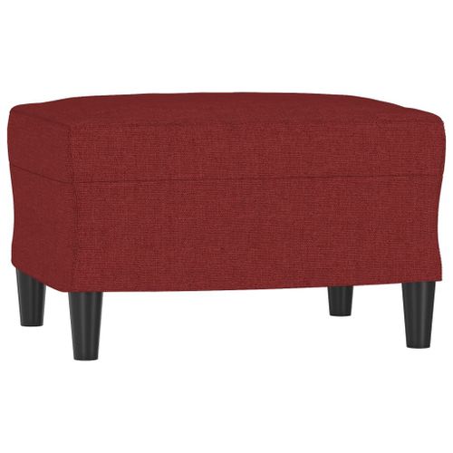 Vidaxl Repose-Pied Rouge Bordeaux 60x50x41 Cm Tissu