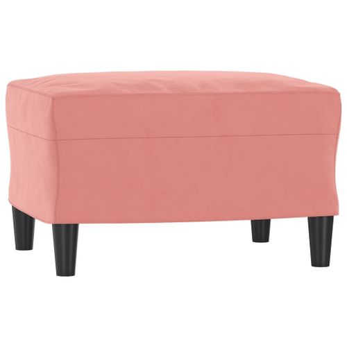 Vidaxl Repose-Pied Rose 60x50x41 Cm Velours
