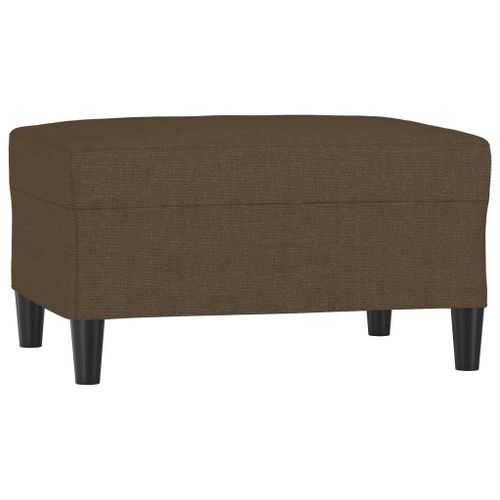 Vidaxl Repose-Pied Marron 70x55x41 Cm Tissu