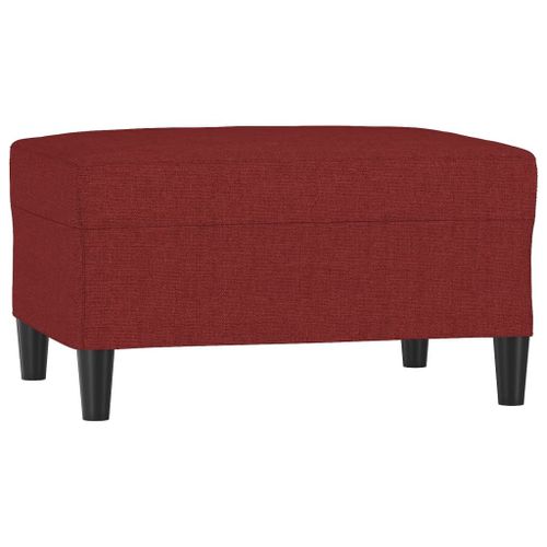 Vidaxl Repose-Pied Rouge Bordeaux 70x55x41 Cm Tissu