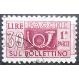 Italie Colis Postaux N°76 Filigrane Étoile Partie Gauche Oblitéré