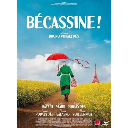 Affiche Du Film " Becassine " - Format 120 X 160 Cm - Film De B. Podalydès Avec Emeline Bayart, Karin Viard, Denis Podalydès (2018)