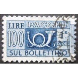 Italie Colis Postaux N°80 Filigrane Étoile Partie Gauche Oblitéré