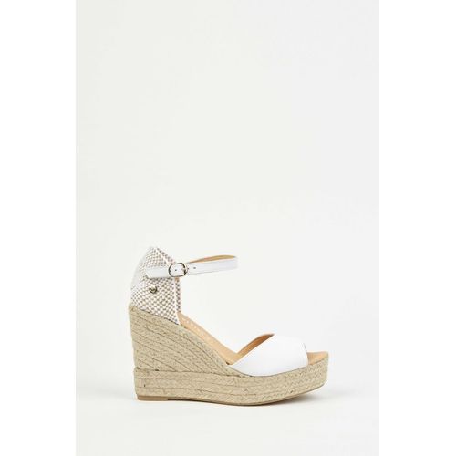 Espadrilles Femme La Valeta Charlene Peep Toe T39 Blanco