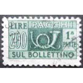 Italie Colis Postaux N°83 Filigrane Étoile Partie Gauche Oblitéré