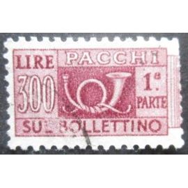 Italie Colis Postaux N°85 Filigrane Étoile Partie Gauche Oblitéré