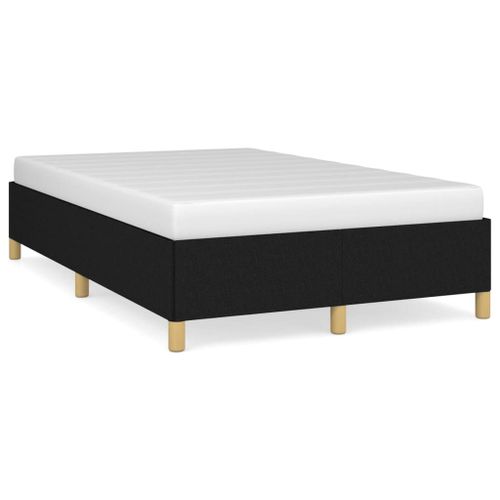 Vidaxl Cadre De Lit Noir 120x200 Cm Tissu
