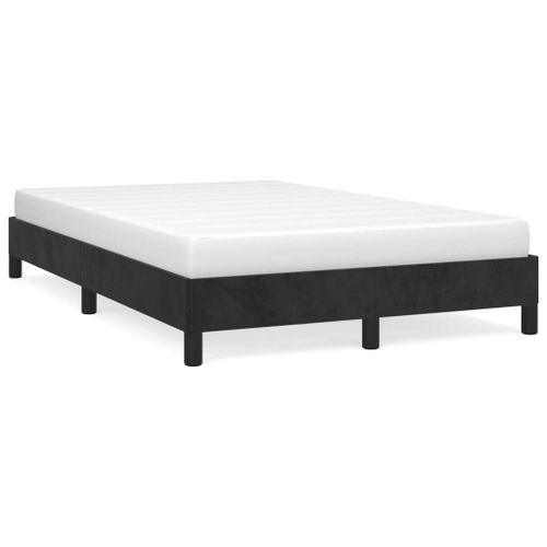 Vidaxl Cadre De Lit Noir 120x200 Cm Velours