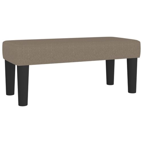 Vidaxl Banc Taupe 70x30x30 Cm Tissu