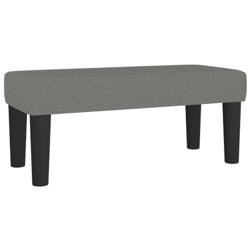 Vidaxl Banc Gris Foncé 70x30x30 Cm Tissu