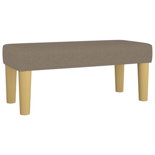 Vidaxl Banc Taupe 70x30x30 Cm Tissu