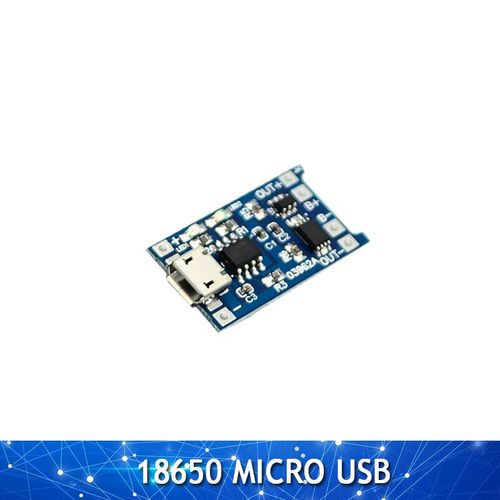 Chargeur De Batterie Au Lithium Tp4056,Carte De Charge Technique Avec Protection Pour Touristes,1a,1a,Type C,Micro Usb,5v,1a,18650,1a,5 Pièces - Type 18650 Micro Usb