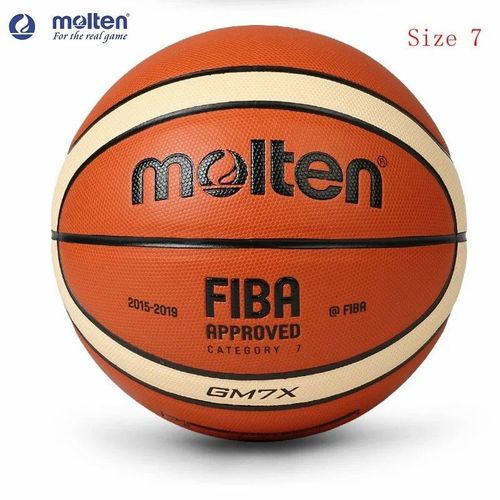 Ballon De Basket-Ball Molten Bg4500 En Cuir Pu,Officiel,Résistant À L'usure,Non Ald,Jeu Intérieur Et Extérieur,Entraînement - Type Size 7 Gm7x