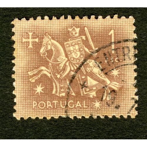 Timbre Oblitéré Portugal, 1 Esc
