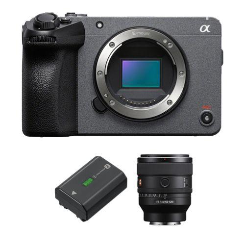 Sony FX30 Caméra de cinéma numérique+FE 50mm f1.4 GM+Sony NP-FZ100