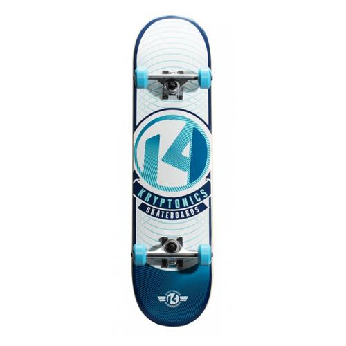 Skateboard Kryptonics 80cm Pop Series Sky Blue Rays