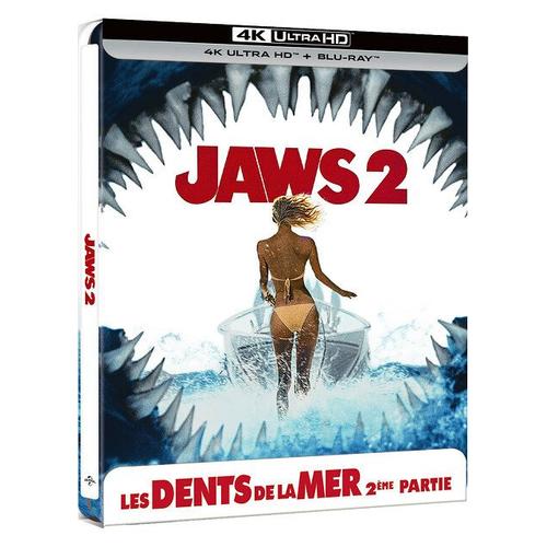 Les Dents De La Mer 2ème Partie - 4k Ultra Hd + Blu-Ray - Édition 50e Anniversaire - Boîtier Steelbook