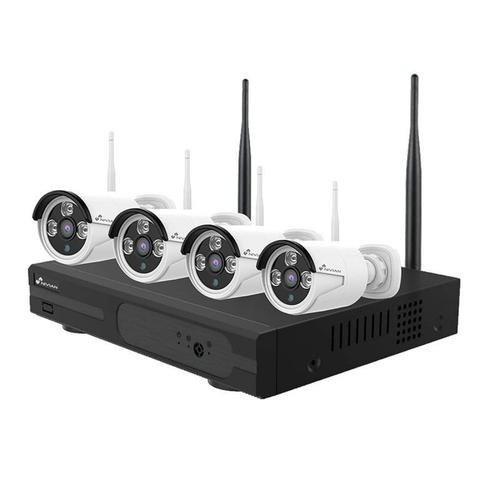 Kit vidéosurveillance WiFi 4 caméras IP 3MP