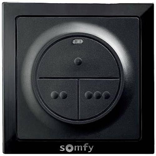 SOMFY 1870781 - Commande murale radio RTS - Pour commander 3 motorisations RTS - Sans fil - Etanche