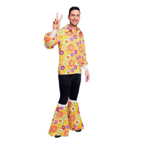 Kit Déguisement Chemise Couvre Bottes Hippie Homme