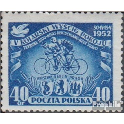 Pologne 735 (Complète Edition) Neuf Avec Gomme Originale 1952 Roue