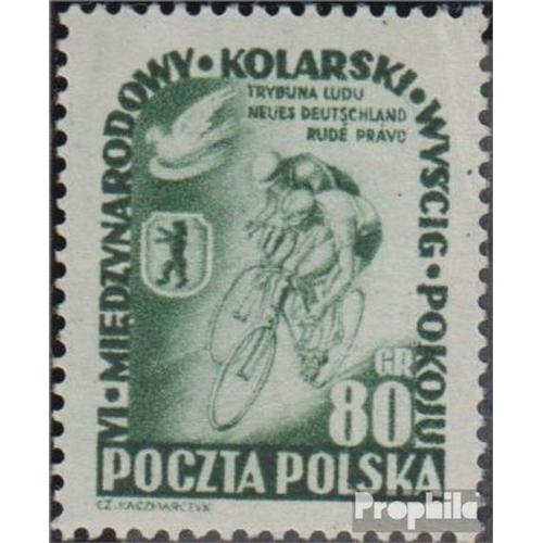 Pologne 801a Neuf Avec Gomme Originale 1953 Radfernfahrt