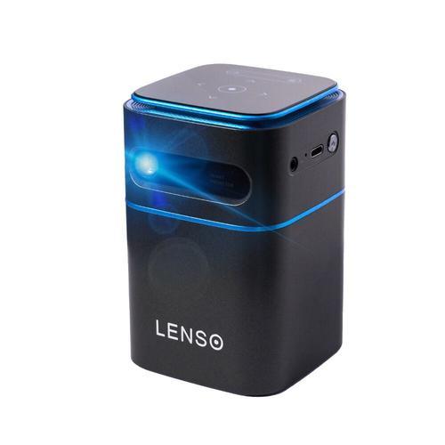 Lenso See, Mini vidéoprojecteur Wi-FI, Supporte résolution 1080p Full HD 4K, Pico projecteur USB-C, Compatible iPhone/Android/Fire TV Stick, Projecteur Netflix TV, HDMI Bluetooth