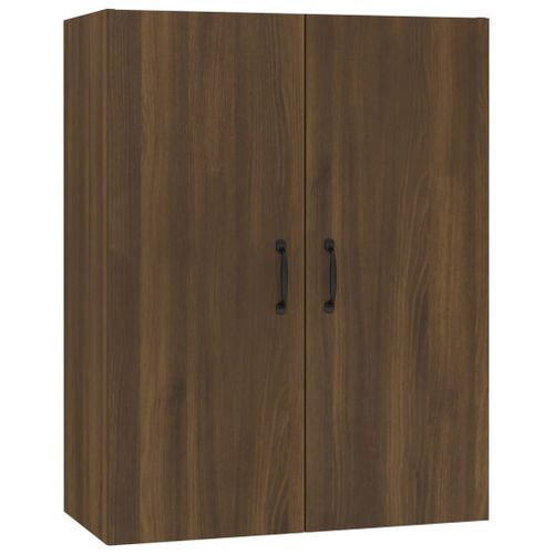Vidaxl Armoire Suspendue Chêne Marron 69,5x34x90 Cm Bois D'ingénierie