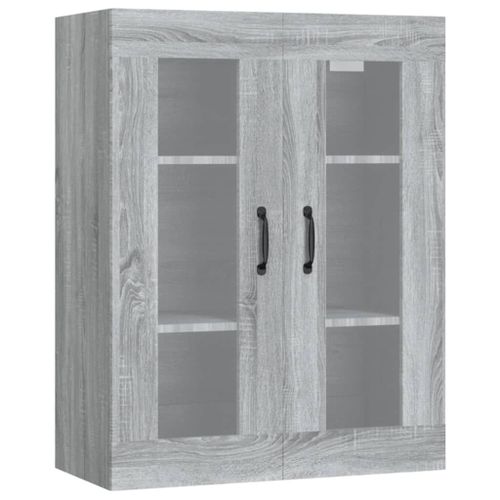 Vidaxl Armoire Murale Suspendue Sonoma Gris 69,5x34x90 Cm