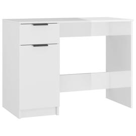 Bureau, armoire et étagère Gretak Bois Naturel et Blanc