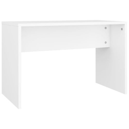 Vidaxl Tabouret De Toilette Blanc 70x35x45 Cm Bois D'ingénierie