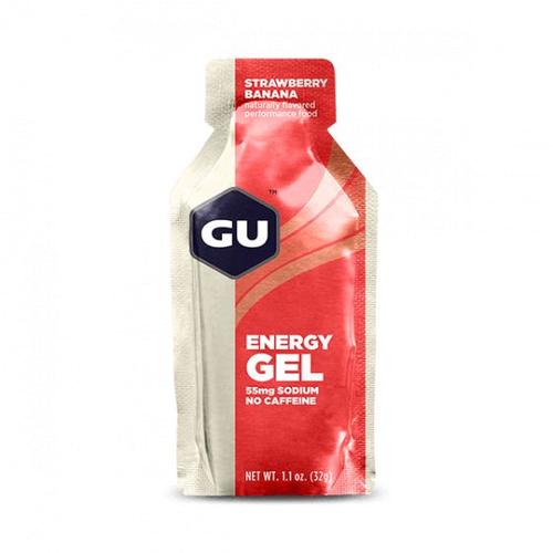Gu Energy Gel (1 X 32g)|Fraise Banane| Gels Énergétiques & Shooters|Gu Energy 