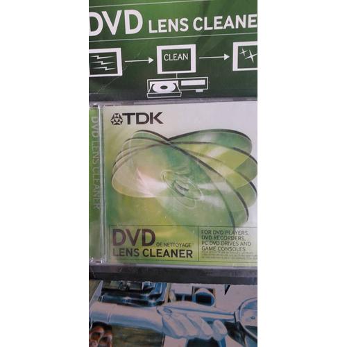 TDK DVD lens cleaner /DVD de nettoyage pour PC DVD/DVD players and recorders et Consoles
