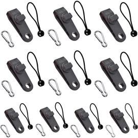 Acheter Cordes élastiques noires avec mousqueton, 4 pièces, sangles  élastiques de 12 pouces, Camping, bâches