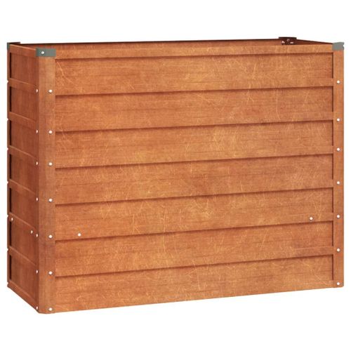 Vidaxl Jardinière Gris 100x40x77 Cm Acier Corten