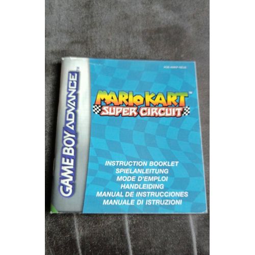 Notice Game Boy Mario Kart Super Circuit