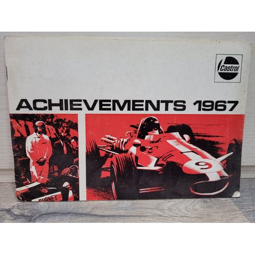 Brochure Publicitaire D'epoque Castrol De 48 Pages - Achievements 1967